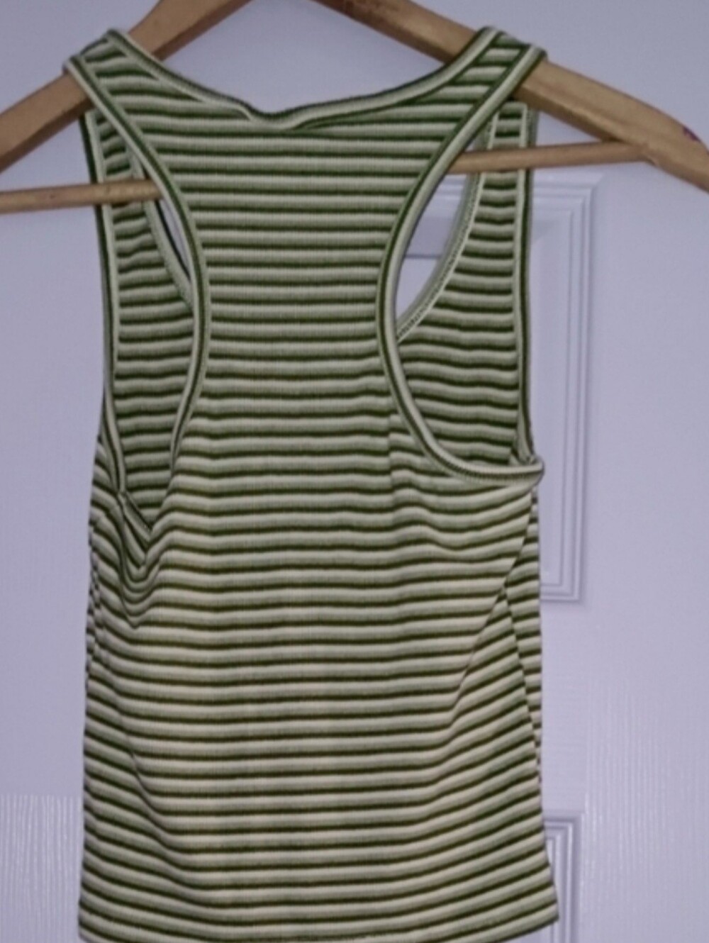 Striped Racerback Tank Top Small - Picture 2 of 2